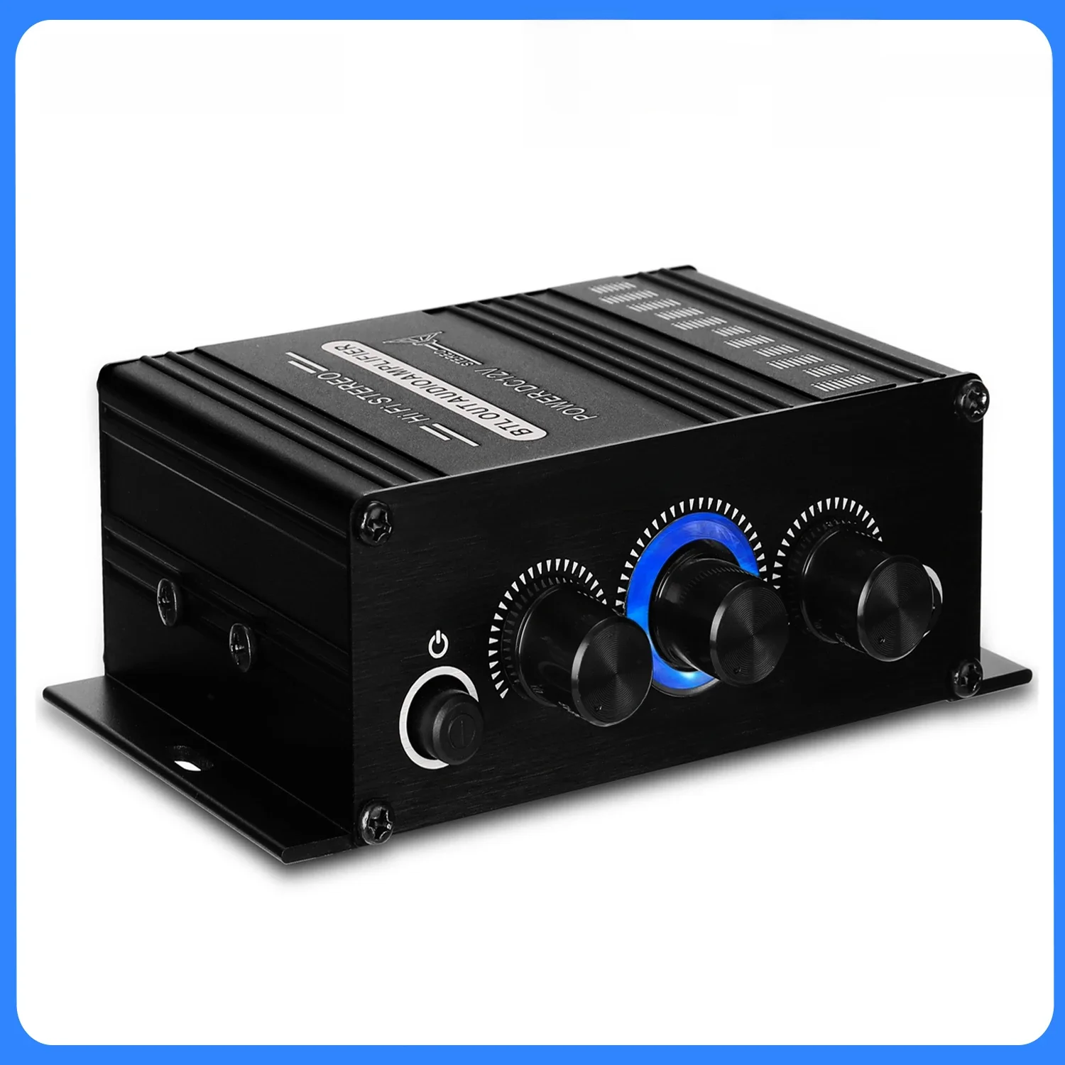 AK270 Mini amplificateur de puissance stéréo Audio à 2 canaux amplificateur de son Portable amplificateur de haut-parleur d'entrée AUX pour voiture et maison