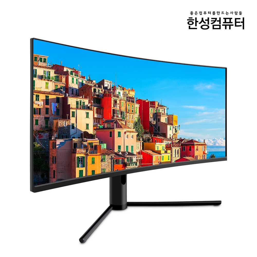 جهاز كمبيوتر هانسونج Tfg34Q14W Wqhd 180 هرتز 1500R شاشة ألعاب منحنية فائقة الاتساع #4