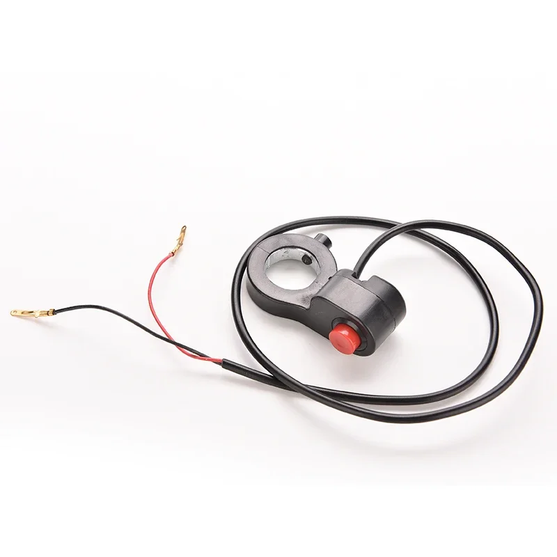 AliExpress 1PC 7/8'' Universal Motorcycle Handlebar Switch E-Bike Motor Single Switch 0.7m Cable  ATV Horn Starter Kill Button Switch
