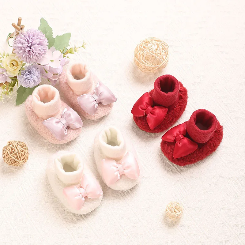 

Winter Baby Cotton Shoes For Boys and Girls Aged 0-12 Months Comfortable Walking Shoes For Boys and Girls Warm Learning To Walk