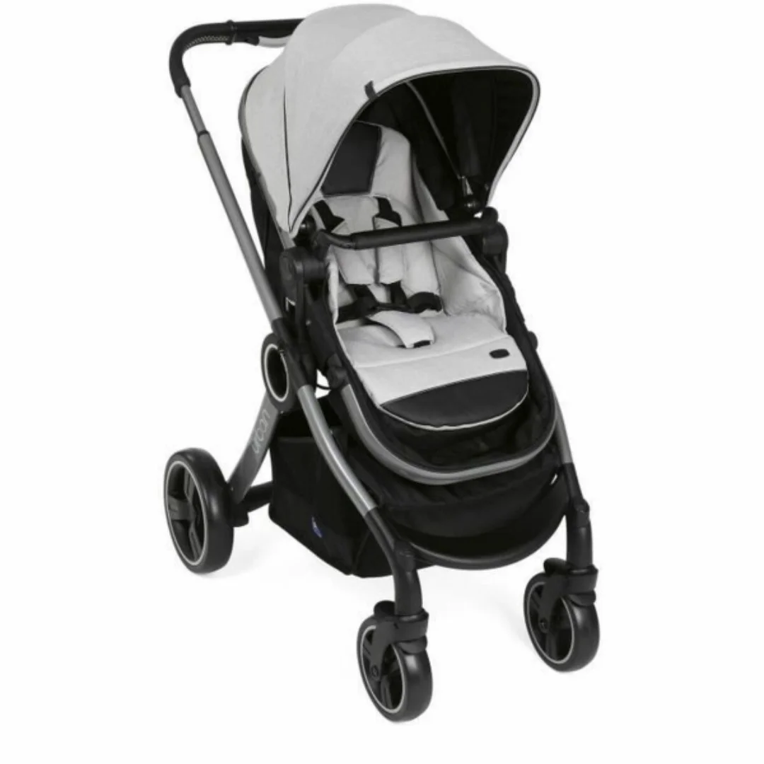 Baby's Pushchair Chicco Urban Pro Type: Chair characters: Hood included Folding/Compact color: Light gray Includes: Carryc