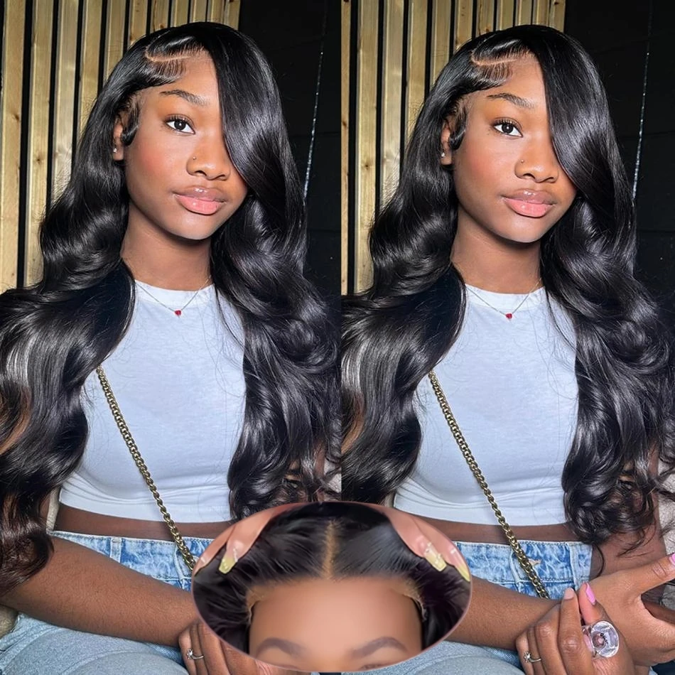 Body Wave Wigs Glueless Lace Frontal Wig 5x5 4x4 Human Hair 30 40 Inch Natural PrePlucked Brazilian For Women Lace Front Wigs