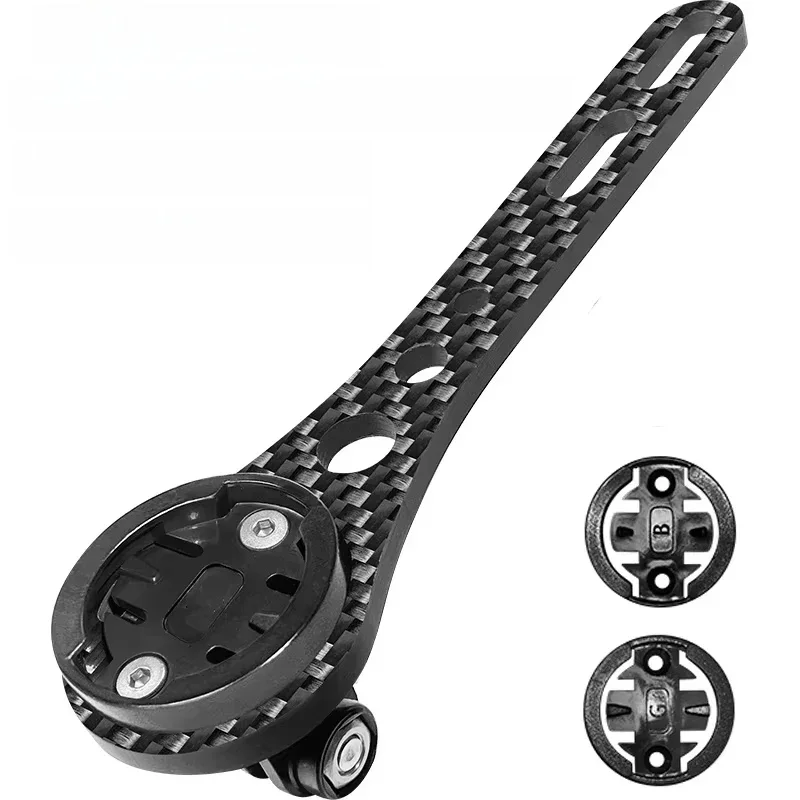 AliExpress BUCKLOS Carbon Fiber Bike Computer Holder 143mm 165mm Bicycle Speedometer Holder Road Mountain Bike Stopwatch Holder for Garmin