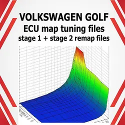 Outil de diagnostic automobile Volkswagen Golf ECU Map Tuning Files, Stage 1 +, Stage 2 Remap Files, Ecu Car Repair Power