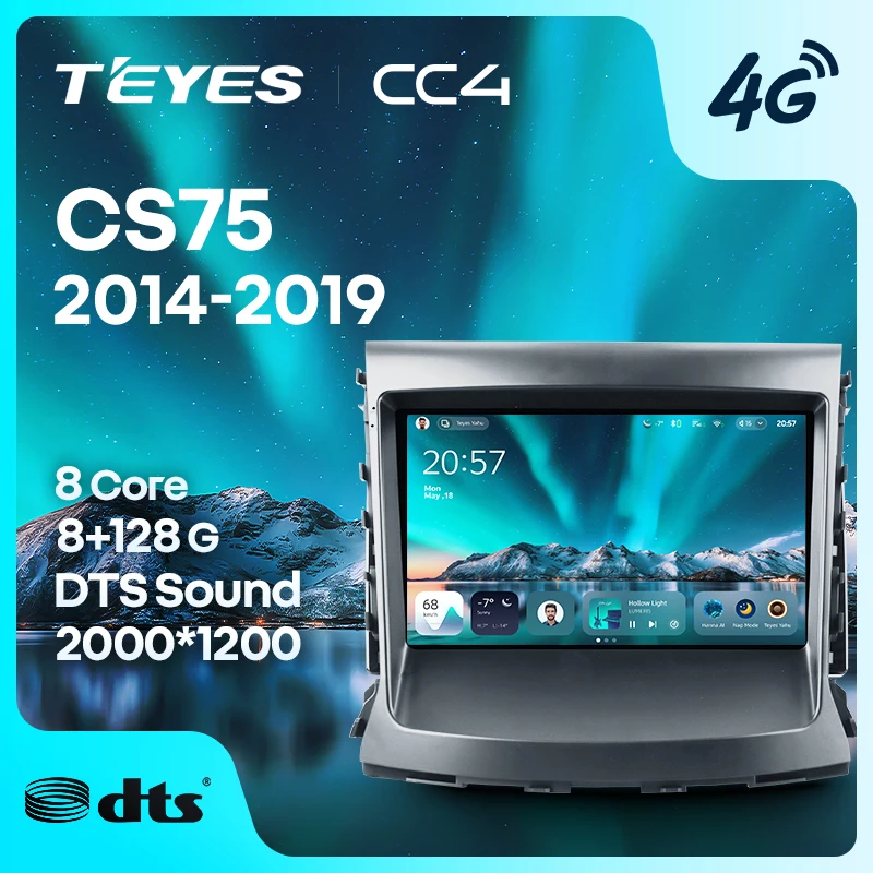 TEYES CC4 For Changan CS75 2014 - 2019 Autoradio Car Multimedia Player 9.2