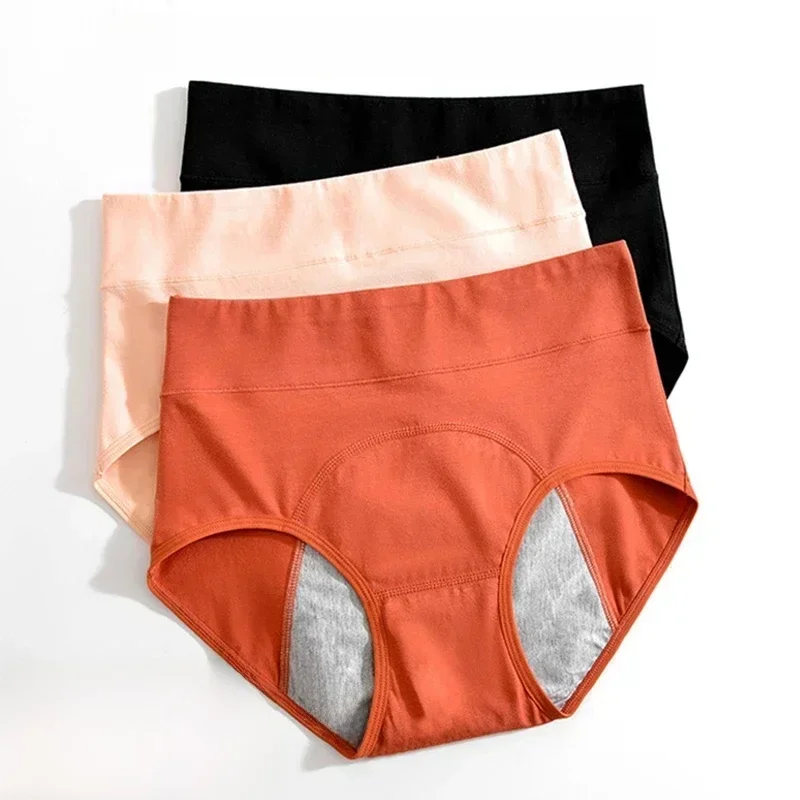 Culotte pour Menstruation coton Culotte menstruelle taille haute sous-vêtements menstruels Culotte Menstruelle anti-fuite Bragas Menstruales