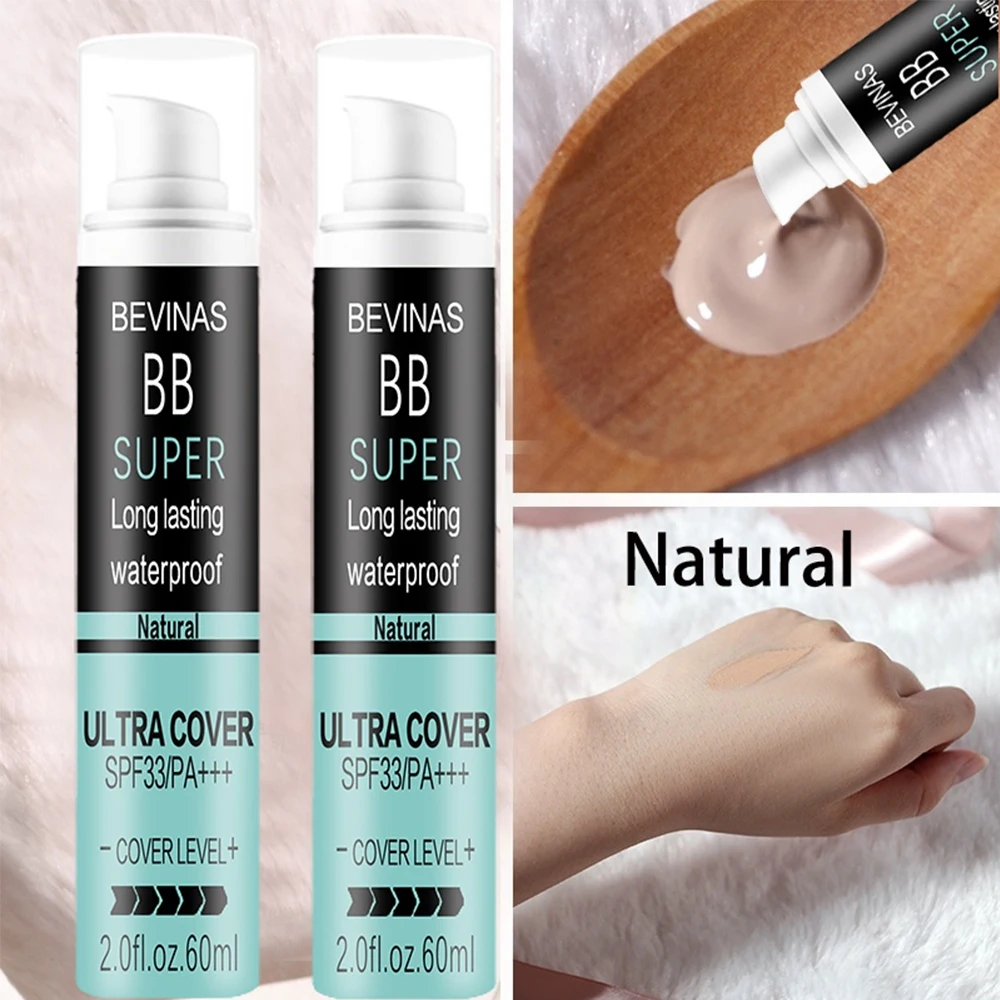 Fondotinta opaco ad alta copertura da 10/20/30/60 ml, trucco viso a lunga durata, controllato dall'olio, impermeabile, correttore snellente