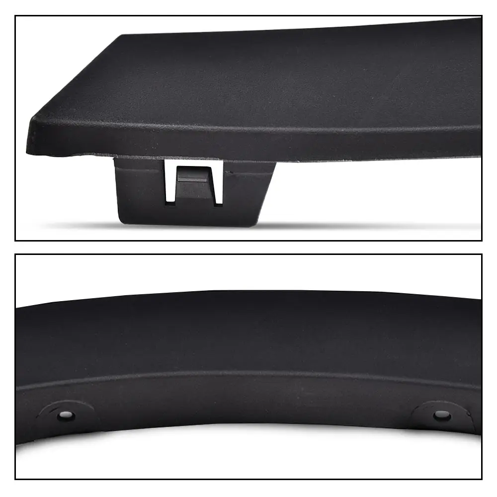 4 قطعة الحاجز مضيئة غطاء الاطارات قوس الجسم عدة صالح ل 07-13 Bmw X5 E70 20/21 بوصة تمديد #6