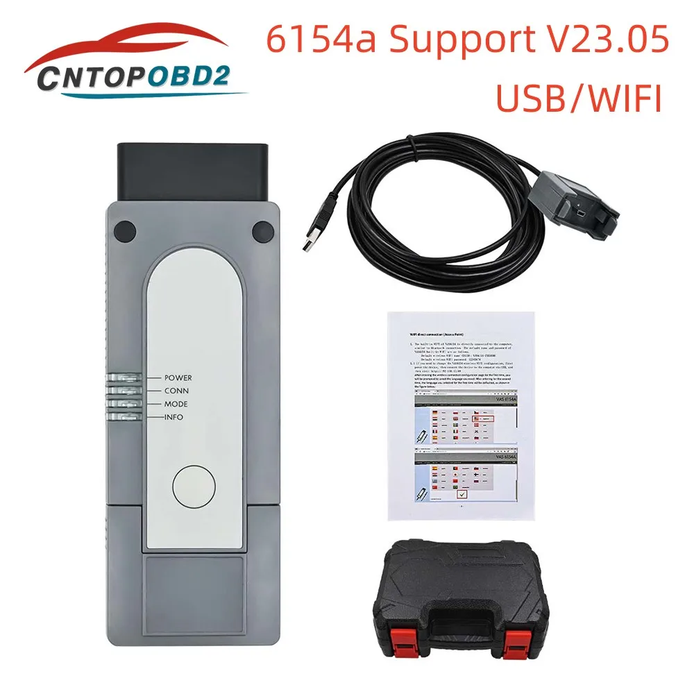 

Original Driver 6154A V23.05 Support CAN FD DoIP Better than VNCI 6154A 5054A Cover All Group Car Till 2024 OBD2 Diagnostic Tool