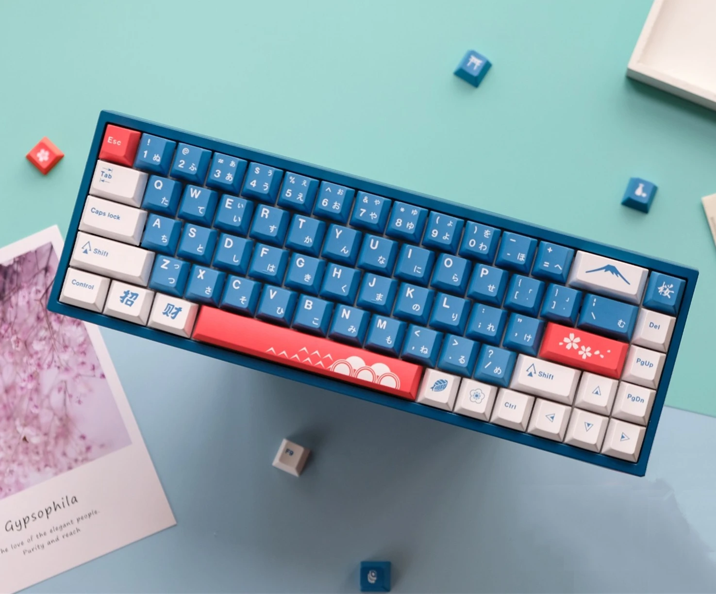 

Колпачки для клавиш GMK Mount Fuji, колпачки для клавиш PBT с 129 клавишами, колпачки для клавиш Cherry Profile DYE-SUB, персонализированные колпачки клавиш GMK для механической клавиатуры