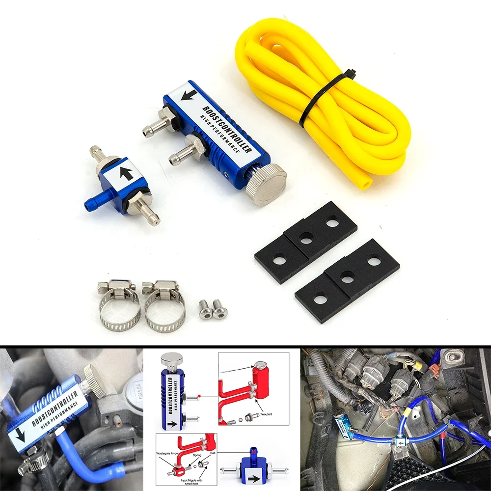 Uniwersalny zestaw wyścigowy REGULOWANY RĘCZNY KONTROLER TURBO BOOST 1-30 PSI KONTROLA BOOST W KABINIE — zdjęcie 2
