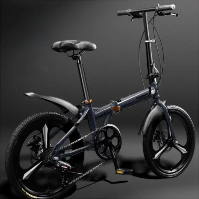 AliExpress smvp FJ Women's Folding Bicycle Convenient 20-22 Inch Adult Variable Speed Bicycle For Men And Women Commuting To Work Student Car