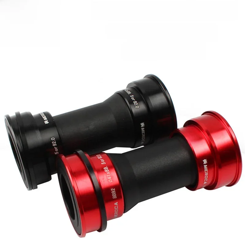 AliExpress NONE MEROCA BB92 MTB Press Fit Bottom Bracket 41mm Road Bike PF92 BB86 BB90 BB 24mm Crankset Chainset Crank Compatible BB72 SM BB71