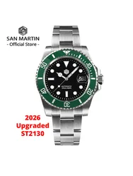 San Martin New 40mm Water Ghost Diver Watch Men Luxury NH35 PT5000 Automatic Mechanical Watch Sapphire Waterproof 200m SN0017