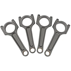 144mm 4340 Basic forged connecting rods For VW AGU AEB TDI PB ADR AP 20mm wrist pins 4 pcs set 1.8L 2.0L 8v 16v 20v Golf Jetta