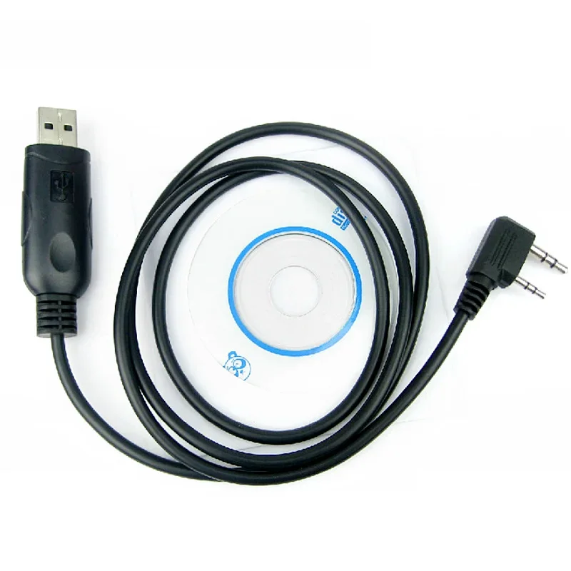 Cabo de programação USB para Baofeng, UV-5R, BF-888S, H777, KENWOOD, TK3207, TK-3107, Walkie Talkie,