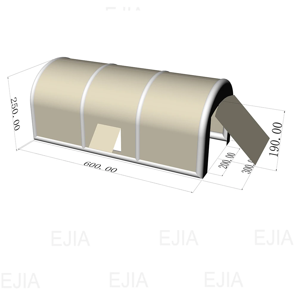 Tienda de campaña inflable para coche, refugio de garaje portátil de PVC con 2 ventanas laterales, bomba eléctrica, garaje de coche para protección de vehículos, 20x10x8 pies