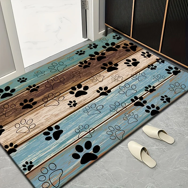 Home textile carpet Fashion claw print diatom design non-slip and dirt resistant carpet suitable for indoor and outdoor use perf