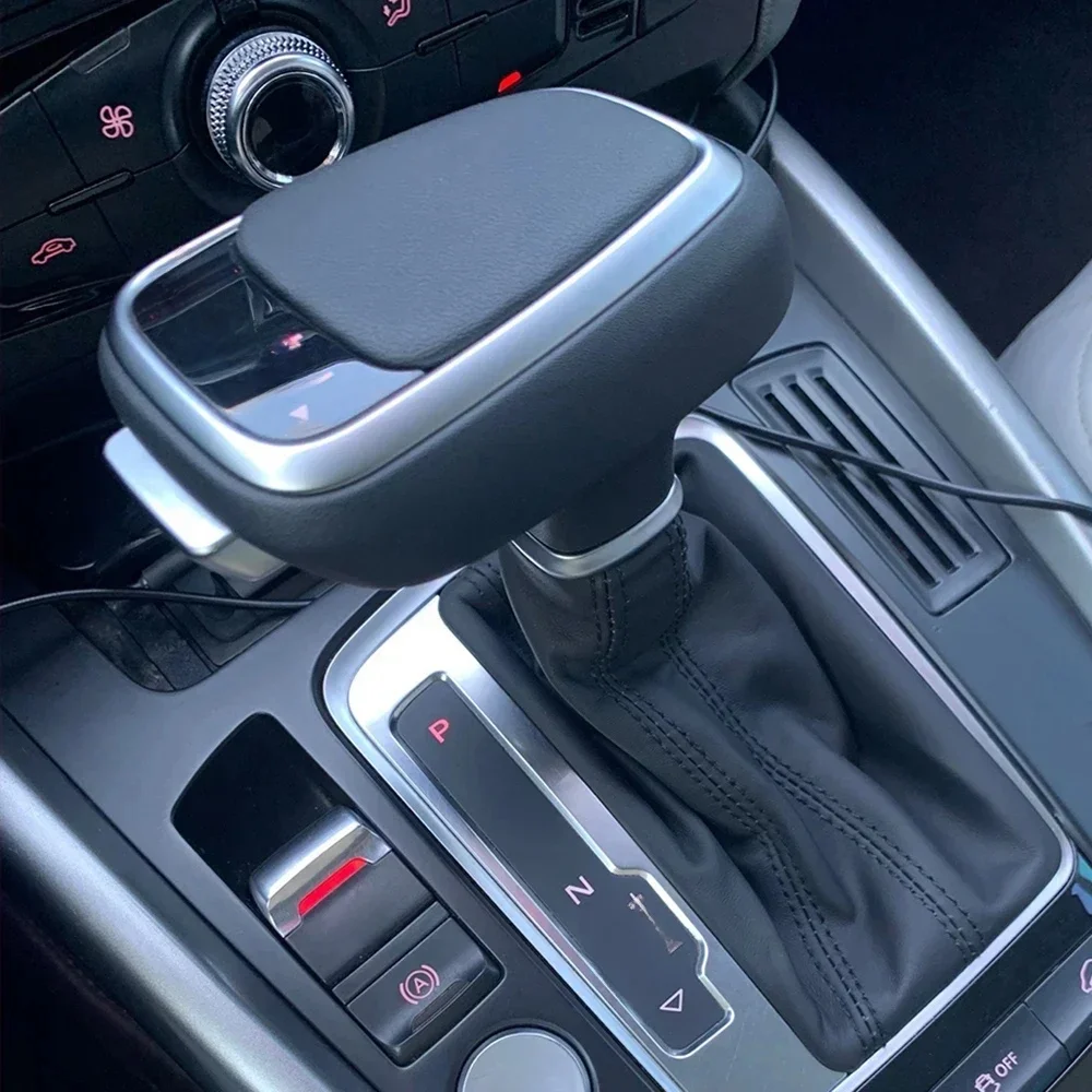 Poignée de levier de vitesses LED pour Audi A6 C6 C7 A4 B8 S6 A7 A5 8T Q5 8R Q7 4L A3 8P S5 S7, accessoires de boîte de vitesses