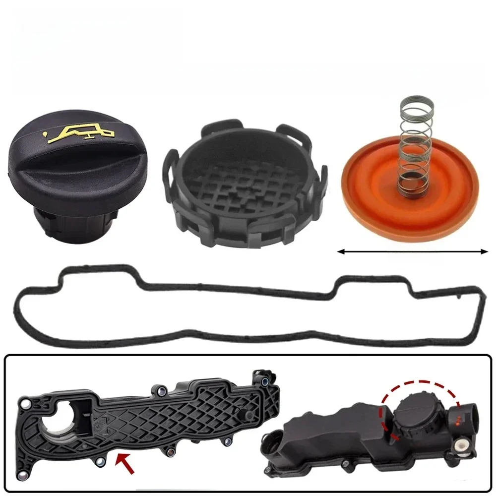 0248L1 1479837 31259241 9651815680 Joint et Membrane de couvercle de soupape de moteur, pour 1.6HDI 1.6D 1.6 TDCI Ford citroën Volvo