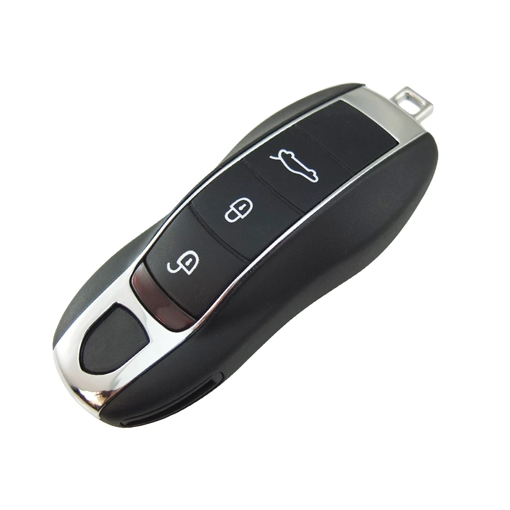 For Porsche Cayenne 3-4 button remote key case Key Cover Original Size with HU66 Blade Key