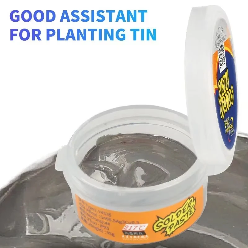 MECHANIC Lead-Free Solder Paste Low/High Temperature Welding Flux Welding Tin Paste Soldering Tin Phone PCB BGA Welding Repair