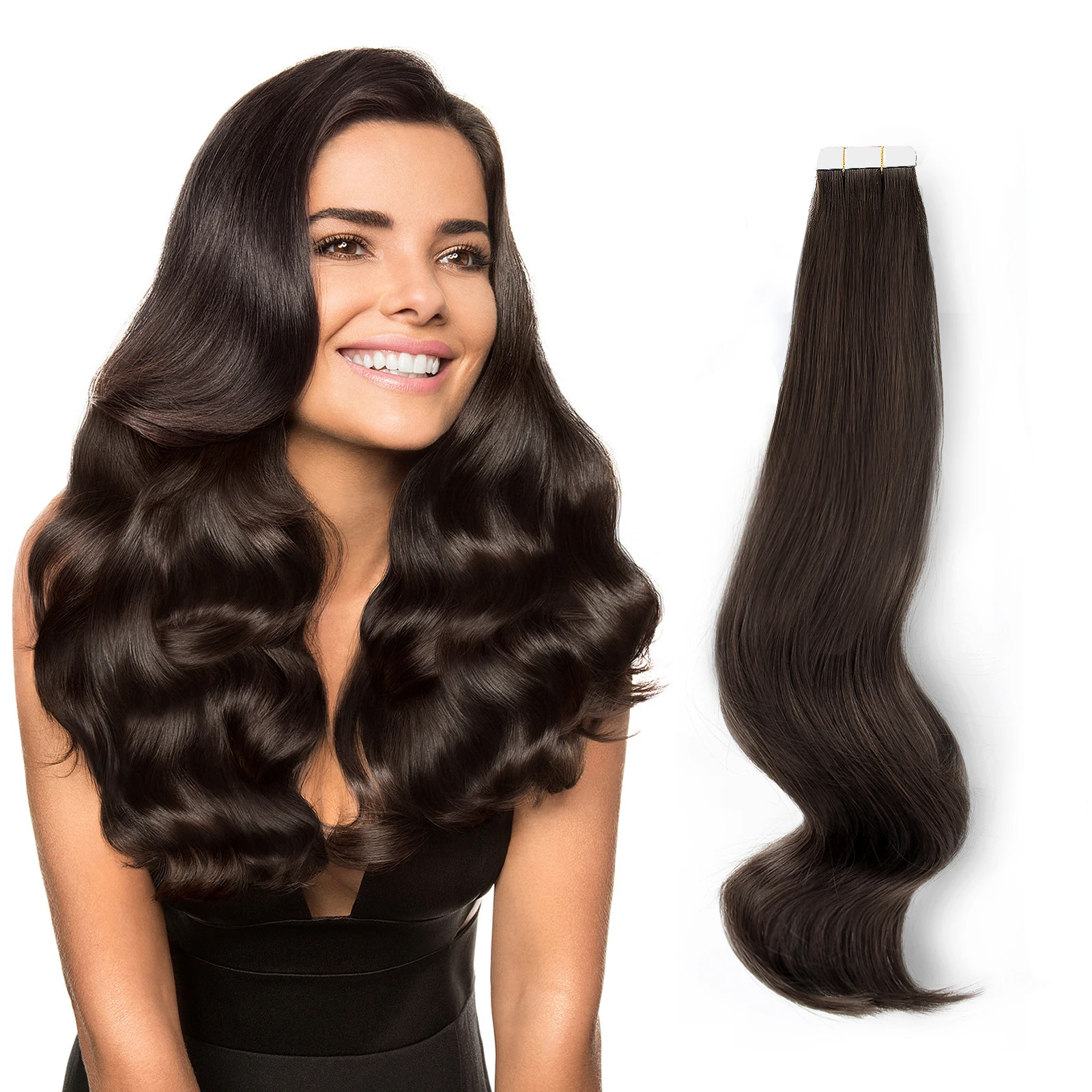 

Sixstarhair 100% настоящие человеческие волосы Remy, предварительно заклеенные волосы для наращивания, 30 г, 20 шт., 12 дюймов, лента для наращивания волос, человеческие волосы для женщин
