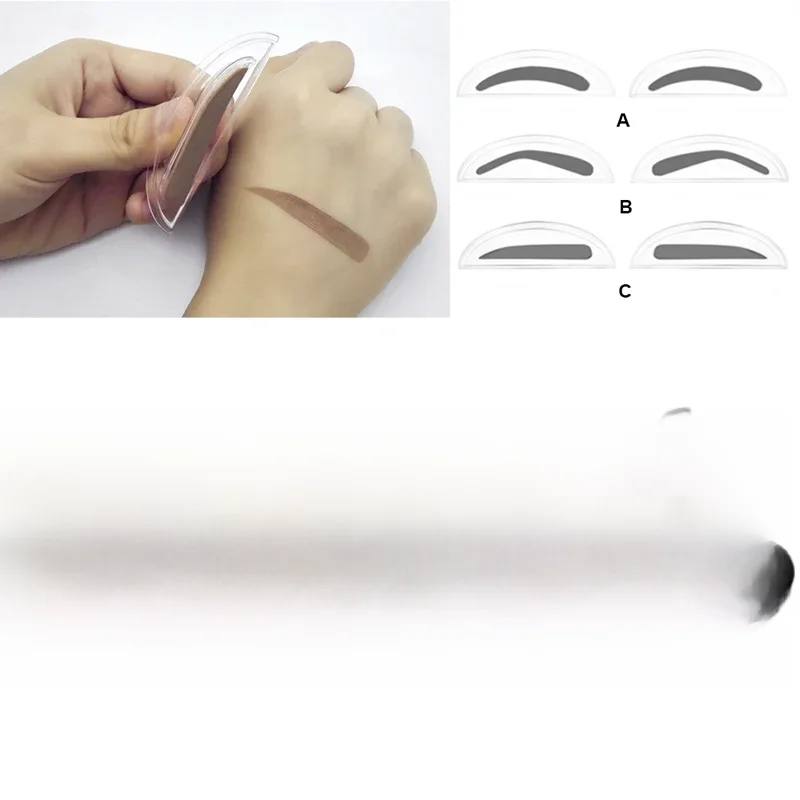 Zestaw szablonów do brwi w proszku Kosmetyki Profesjonalny makijaż Wodoodporny zestaw szablonów do brwi Lift Eyebrow Enhancers — 2