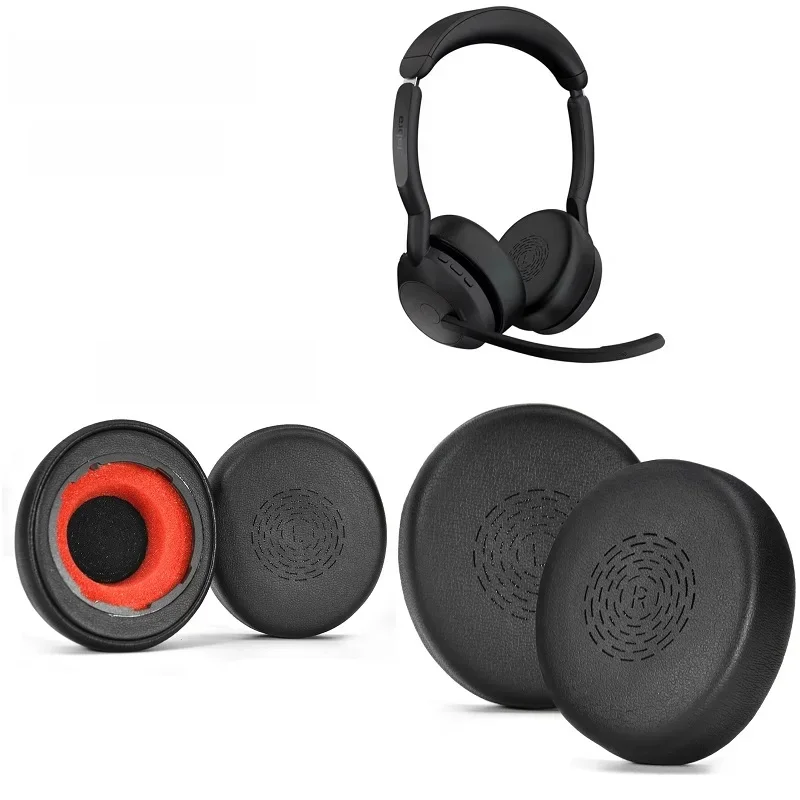 Nauszniki do słuchawek stereo Jabra Evolve2 55 wymiana wysokiej jakości nauszniki poduszki nauszne poduszki nauszne — zdjęcie produktu 7