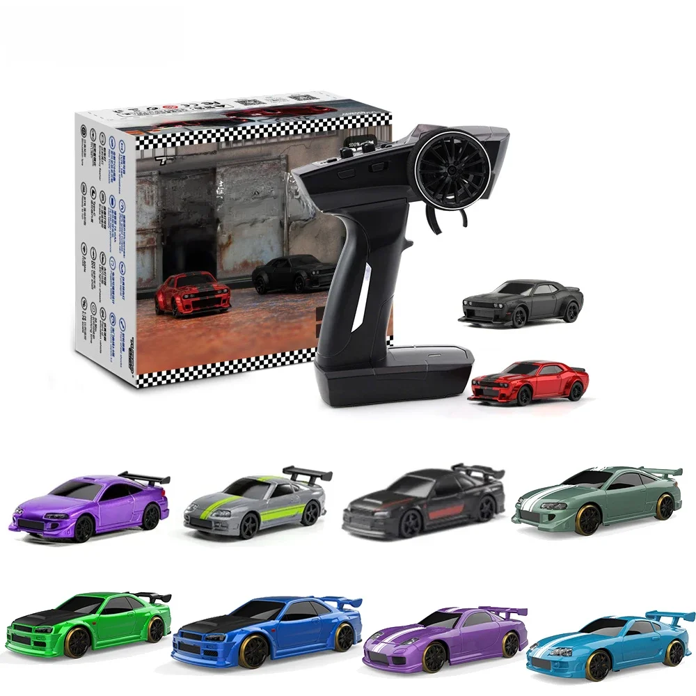 Turbo Racing 1:76 C64 C63 C61 C62 C72 C73 C74 C75 RTR Platlopend speelgoed op de weg RC Drift Auto met gyro-radio voor kinderen en volwassenen - afbeelding 2