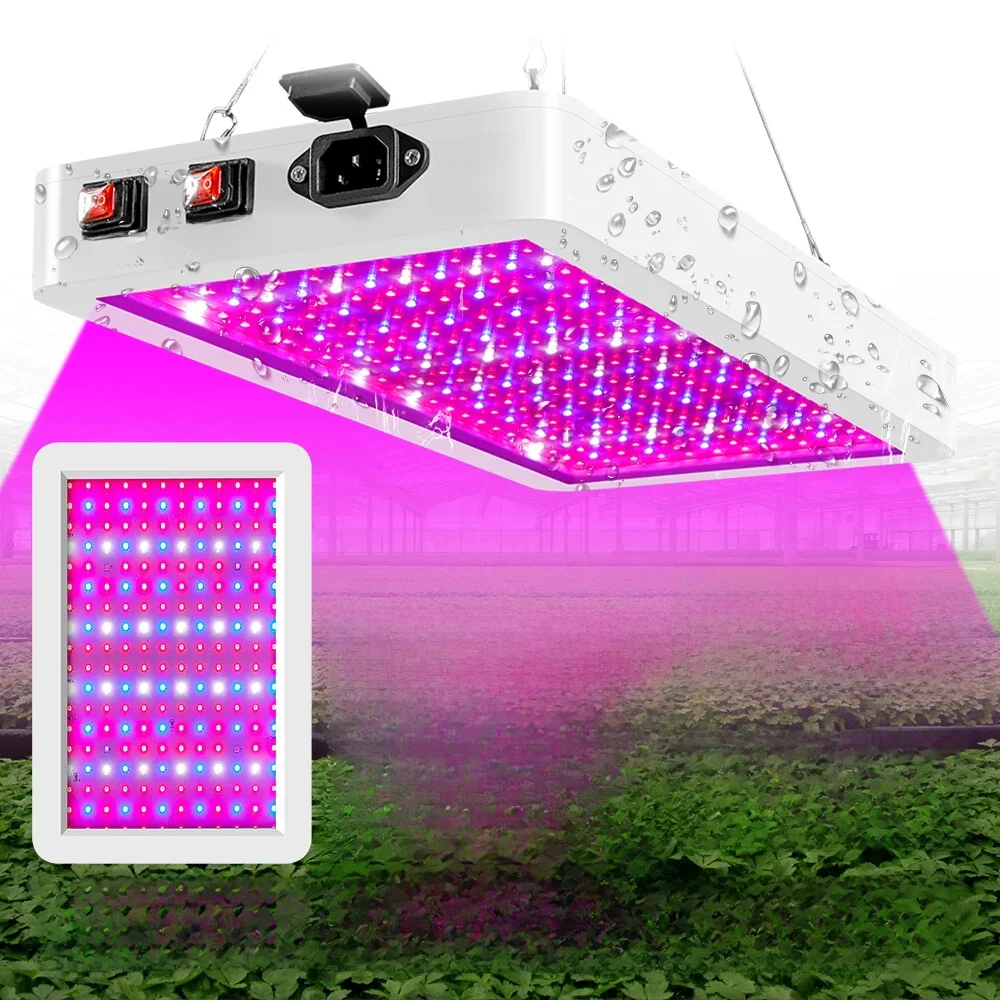 500W 300W LED Plant Grow Light Full Spectrum Flower Seedling Indoor Hydroponics Greenhouse Tent Vegetable Cultivation IR UV Lamp