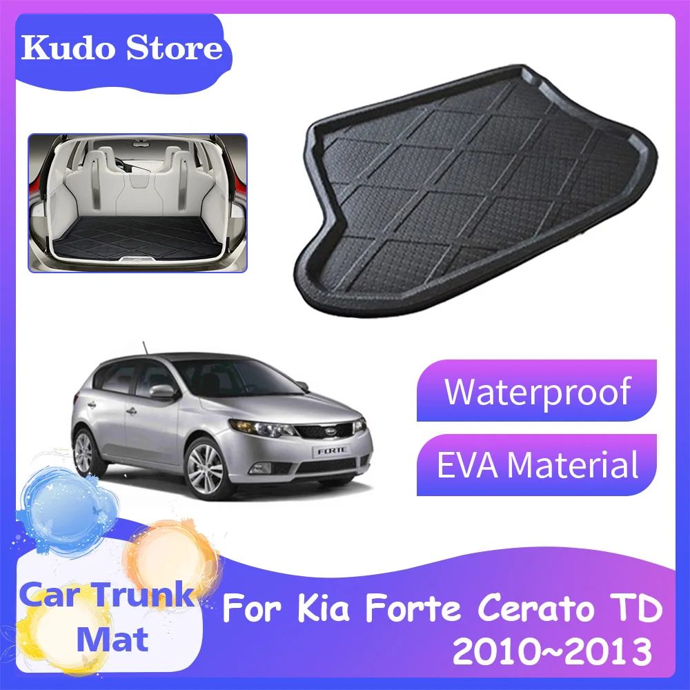 

Car Trunk Mats for Kia Forte Cerato TD Hatch 2010~2013 Rear Boot Cargo Liner Cover Waterproof Pad Luggage Tray Carpet Accessorie