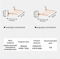 Cat Window Hammock with Strong Suction Cups, Ø85mm – Removable Fabrics, Holds up to 20KG 6