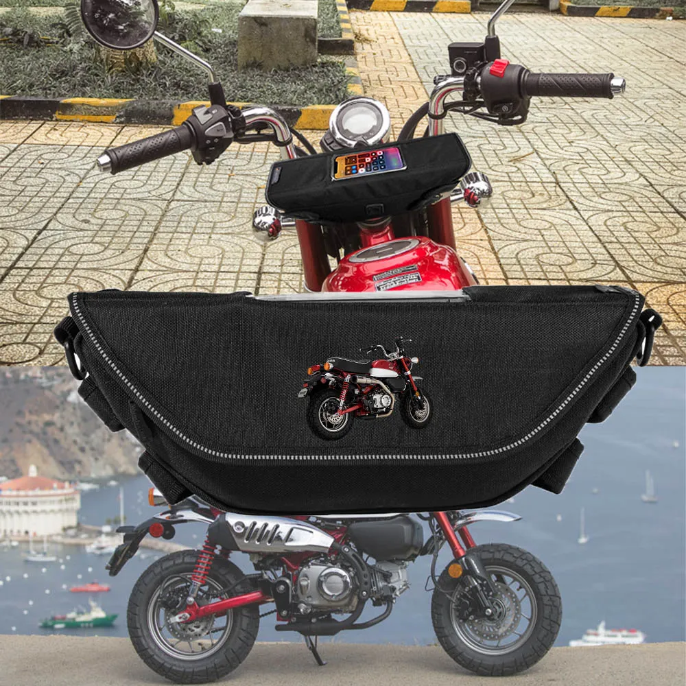 For Honda Monkey 125 monkey 125z Motorcycle accessory  Waterproof And Dustproof Handlebar Storage Bag  navigation bag