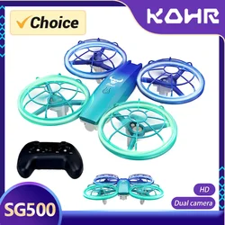 KOHR SG500 nuovo Drone a quattro assi luce fredda con fotografia aerea Tumbling aereo telecomandato resistente alla caduta RC DRONE regali