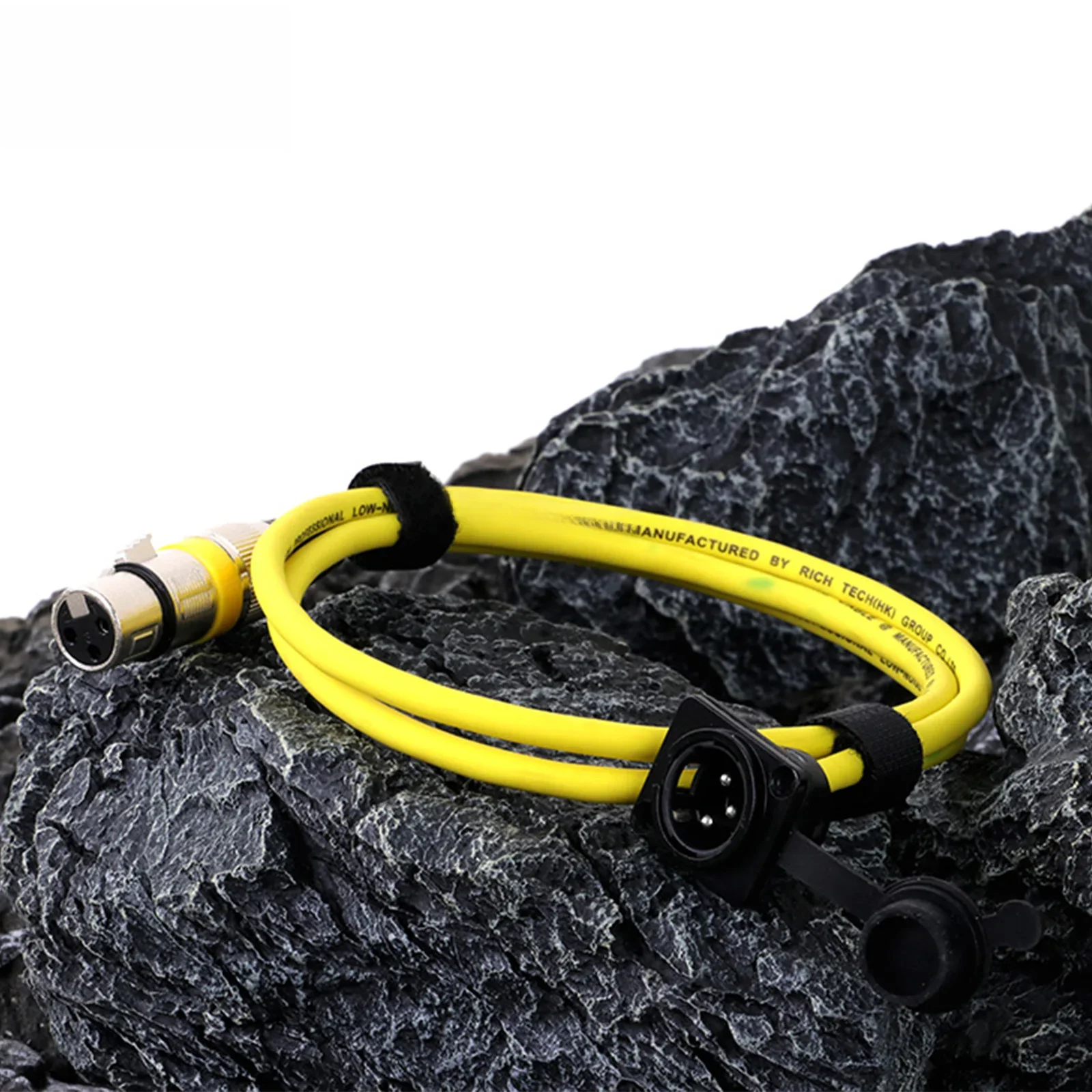 0.2M-30M D Type 3Pin XLR Male MIC Socket to XLR Female Zinc Alloy Plug Adapter Converter with Shielded Audio Extension Cable