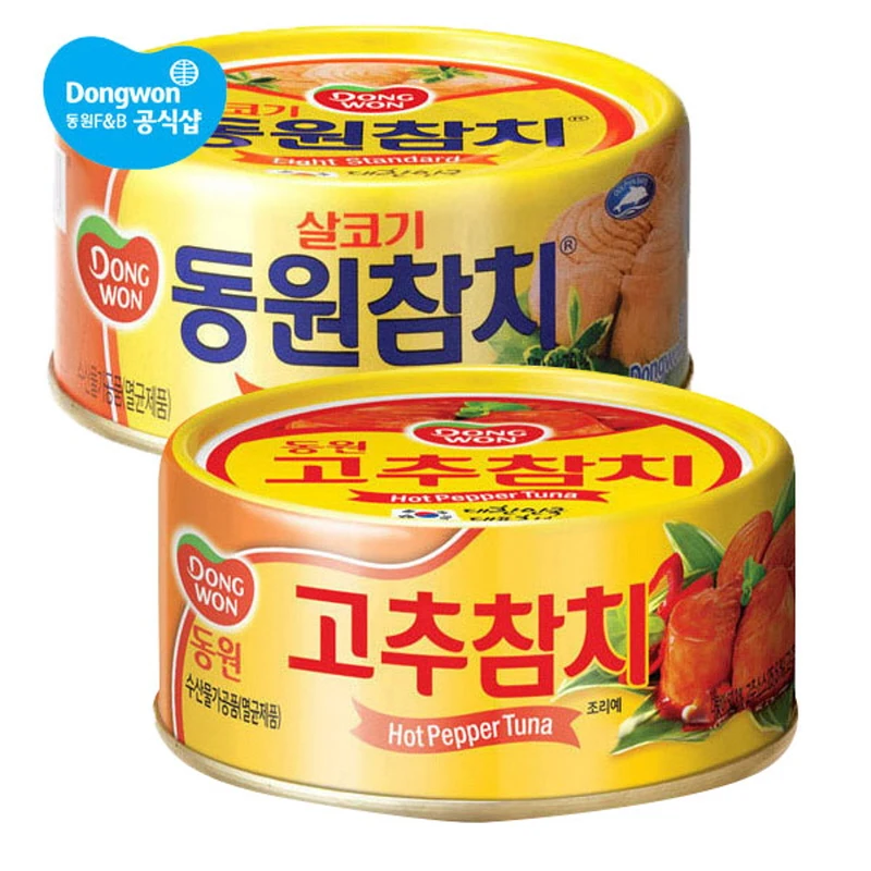 [Dongwon Official Shop] Dongwon Tuna 85g 6 cans + 150g 6 cans (light standard/pepper tuna)