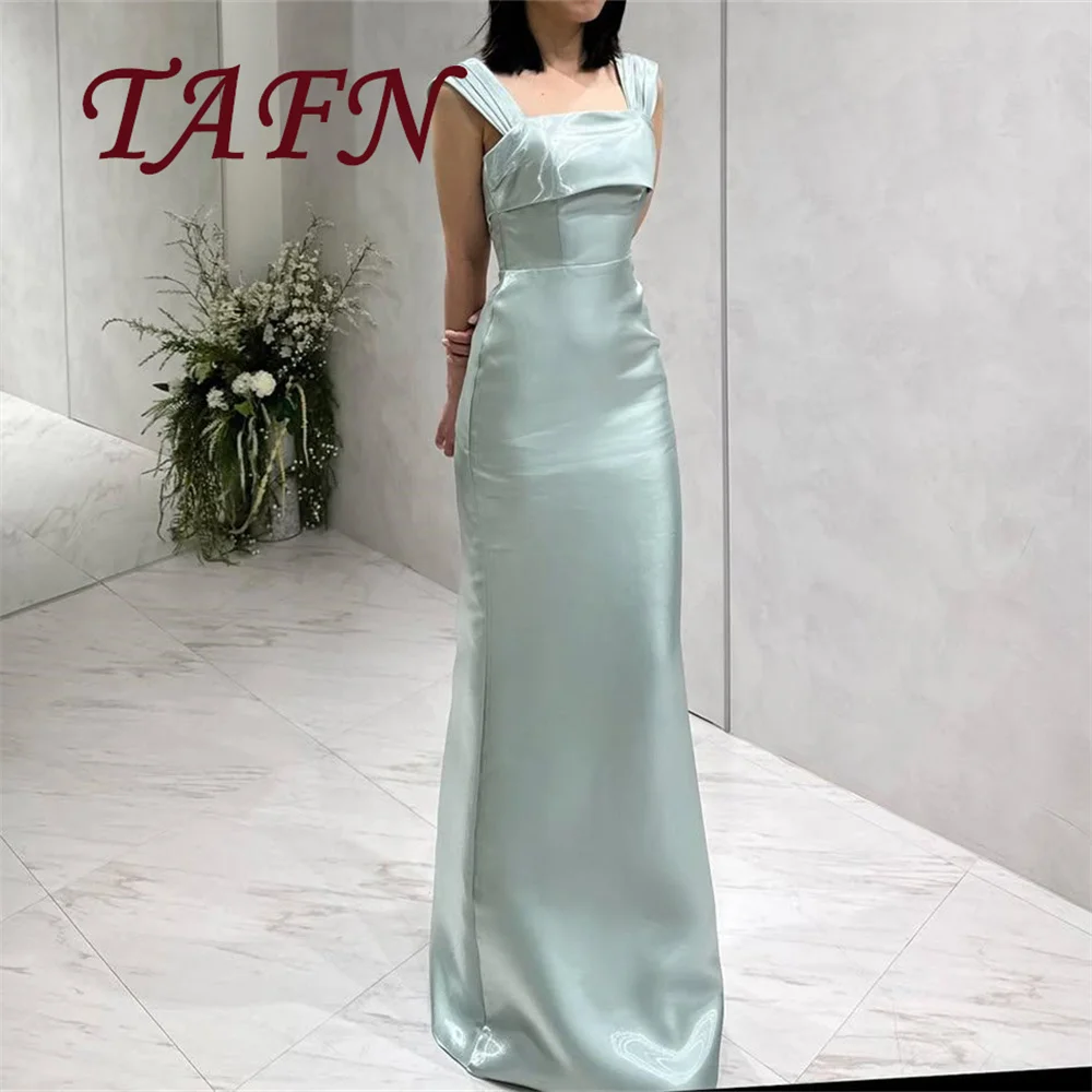 

TAFN Elegant Off-Shoulder Long Dresses for Women Stain Formal Evening Gown Party Wedding Guest Dress Wedding Drees Customized