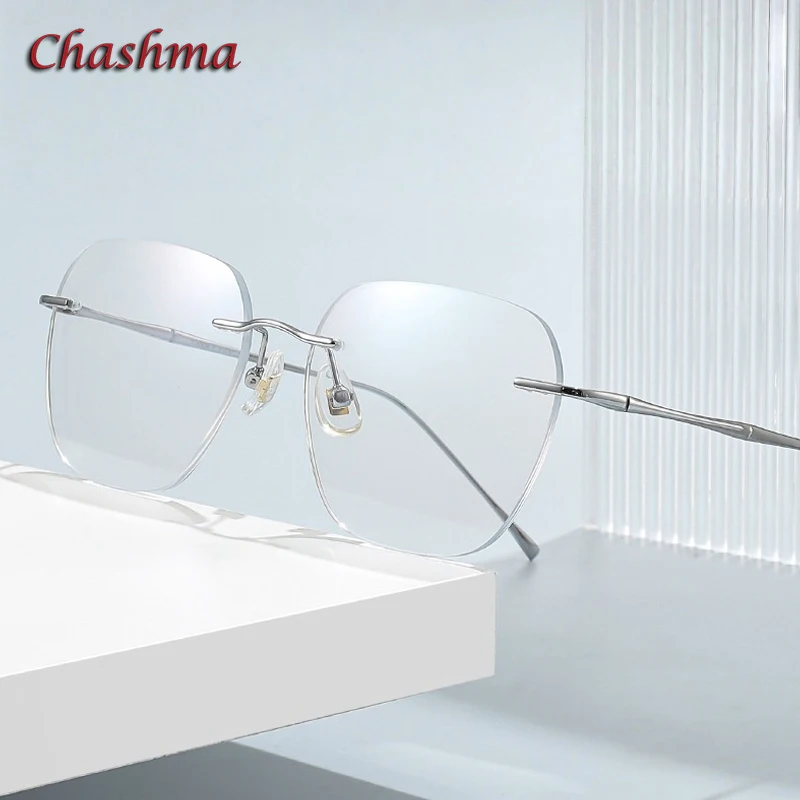 

Chashma Prescription Glasses Pure Titanium Eyeglasses Men Women Quality Frames Optical Eyewear for Recipe Lenses Spectacles