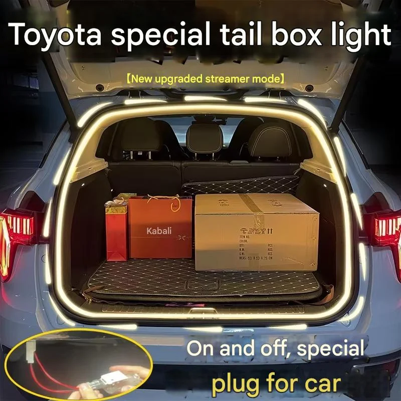 

For Toyota Venza RAV4 Highlander Trunk Ambient Light Strip Warm LED Hidden Install Non-Destructive Decorative Interior Light