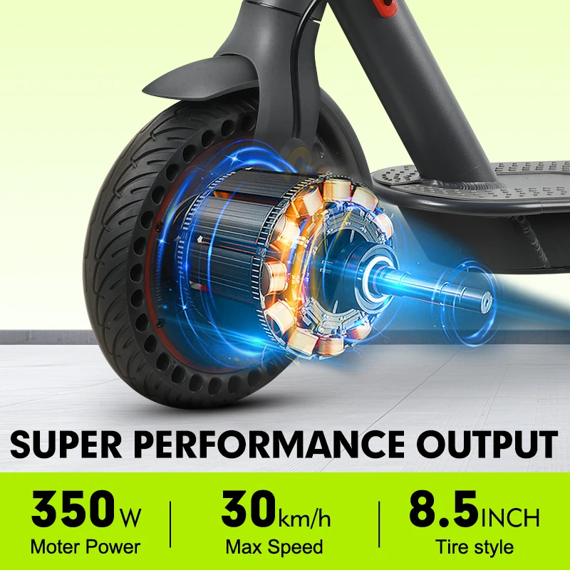 Mankeel MK083 سكوتر كهربائي مزدوج امتصاص الصدمات 36 فولت 10.4AH المدى 25-30 كجم التطبيق الذكي طوي E سكوتر 8.5 بوصة ماكس 30 كم/ساعة #3