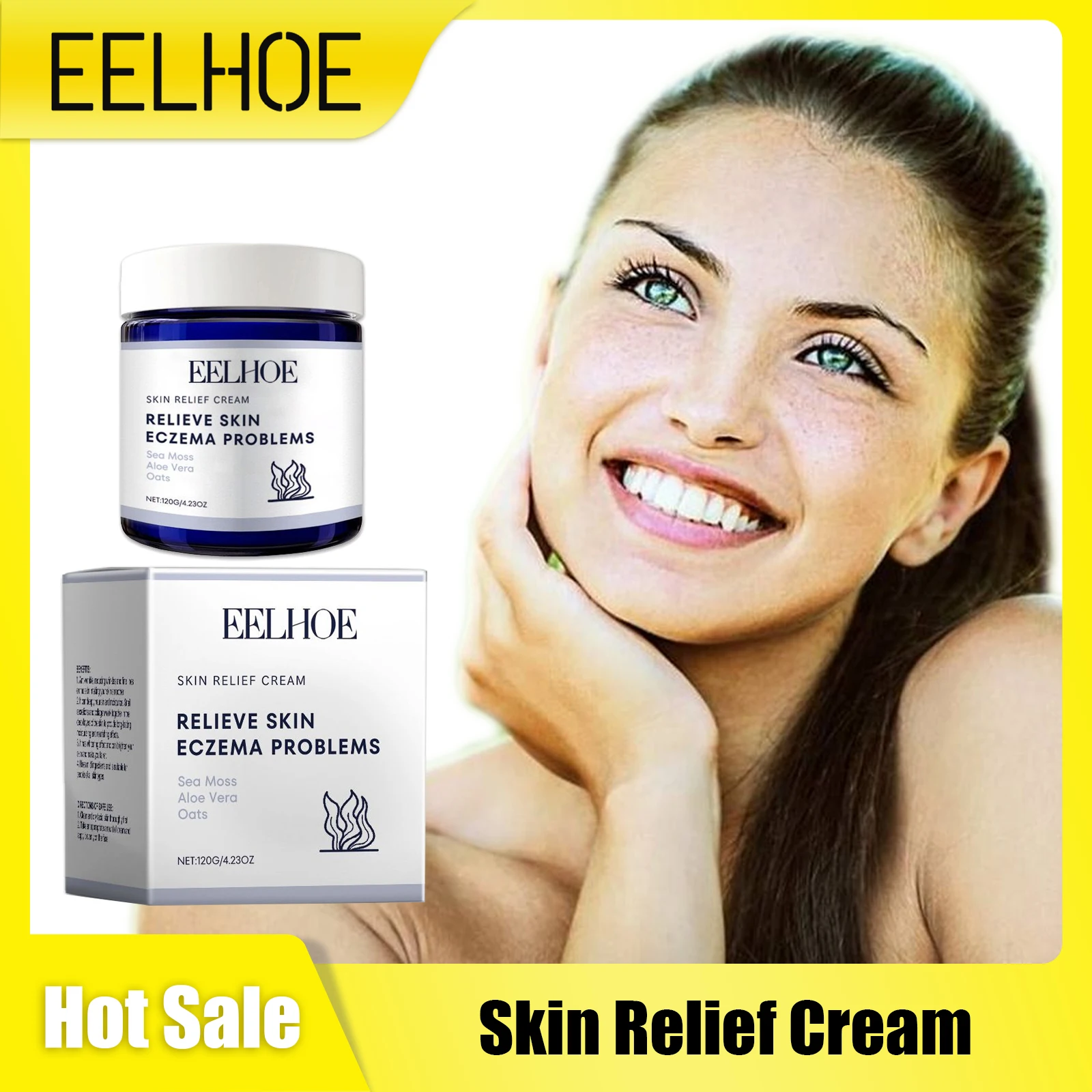 Skin Relief Cream Repair Facial Redness Repair Damaged Skin Dullness Remover Nourish Facial Contour Soothing Moisturizing Cream