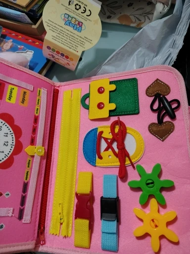 Montessori Busy Board Interaktives Lern & Beschäftigungsspielzeug für Kinder