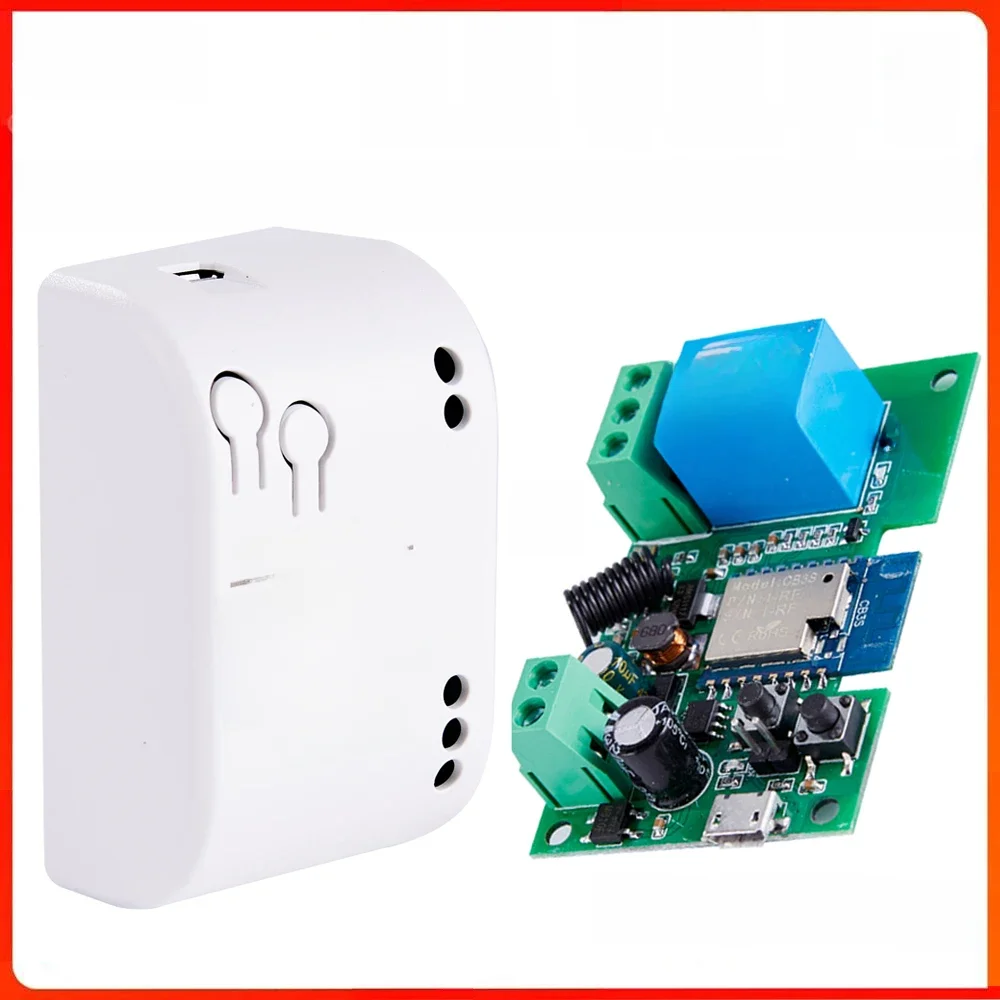 Alexa interruptor inteligente tuya casa inteligente 1ch 10a sem fio wifi interruptor módulo de relé