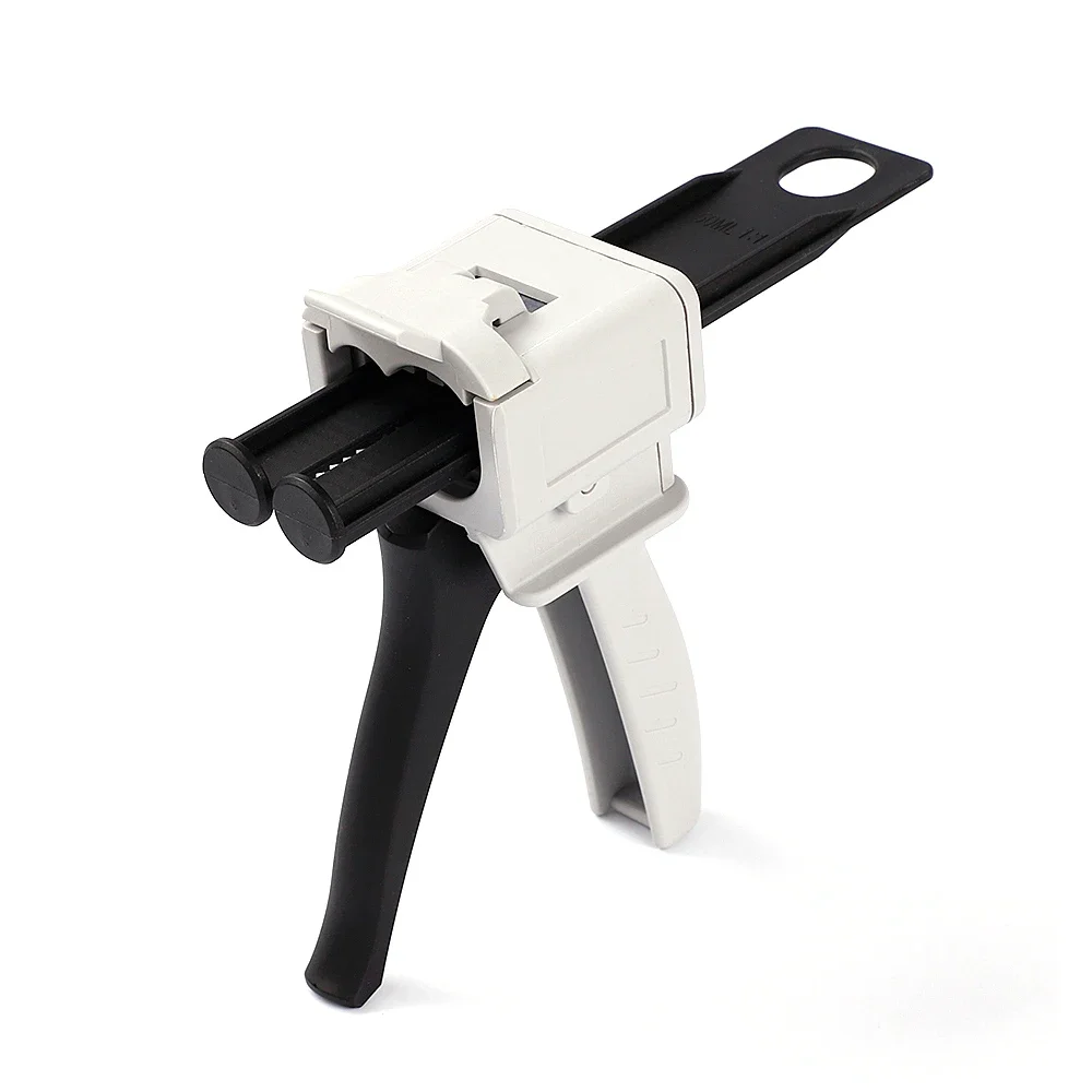 50ml Dispenser Gun,Epoxy Glue Gun1:1/2:1 Impression Mixed Dispensing Gun Two-component AB Glue Gun
