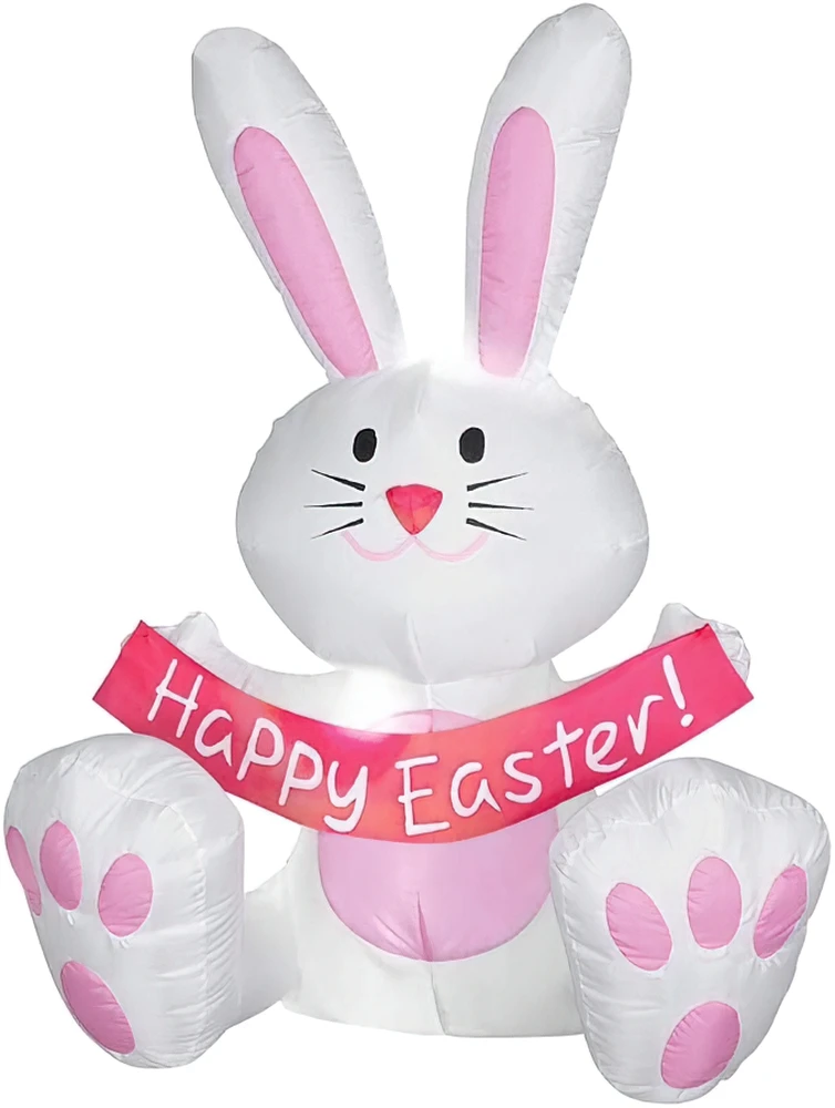 

Inflatable Easter Bunny Happy Easter Yard Garden Party Decoration