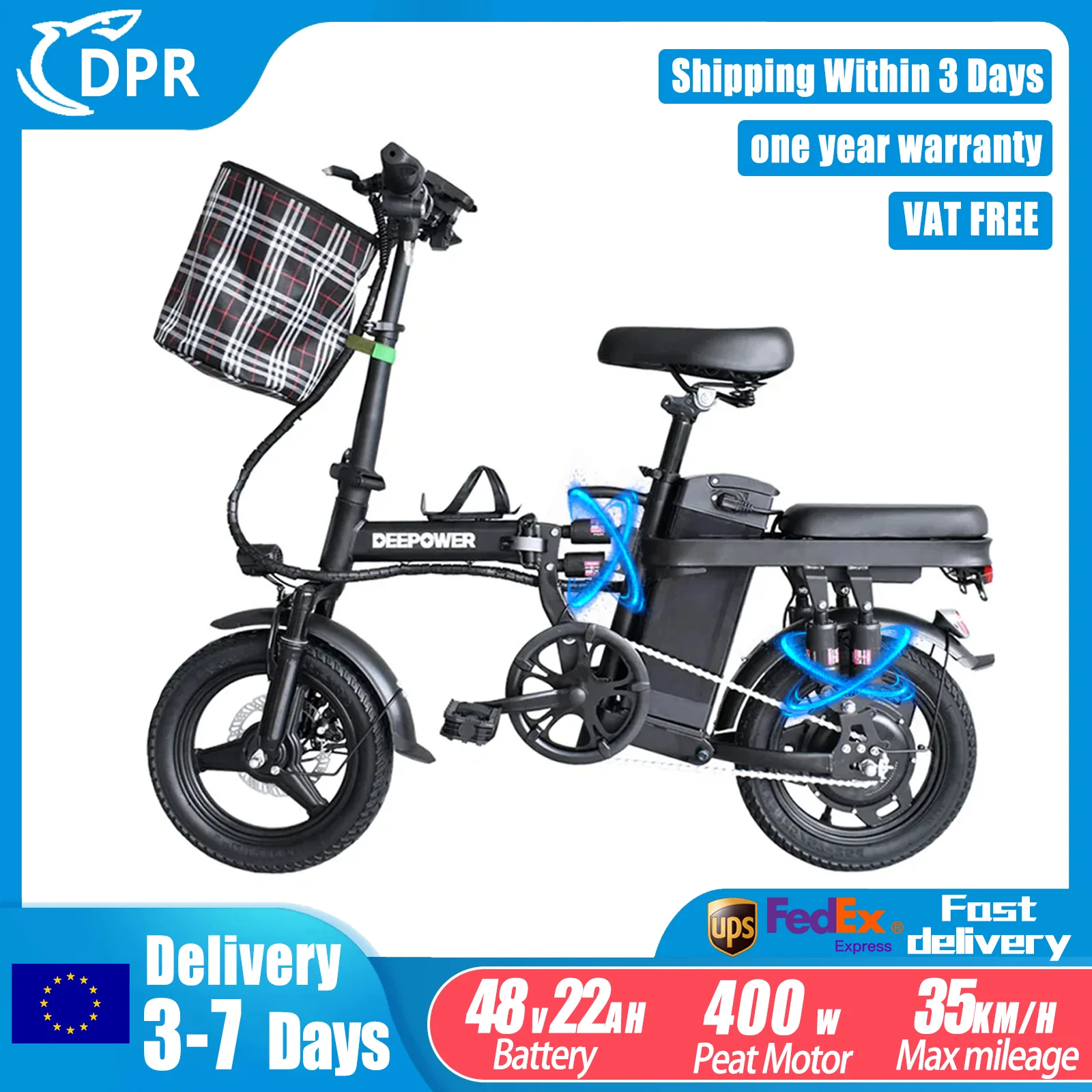 Deepower K306: Evaluación detallada de la bicicleta eléctrica para adultos con batería extraíble y pantalla LED