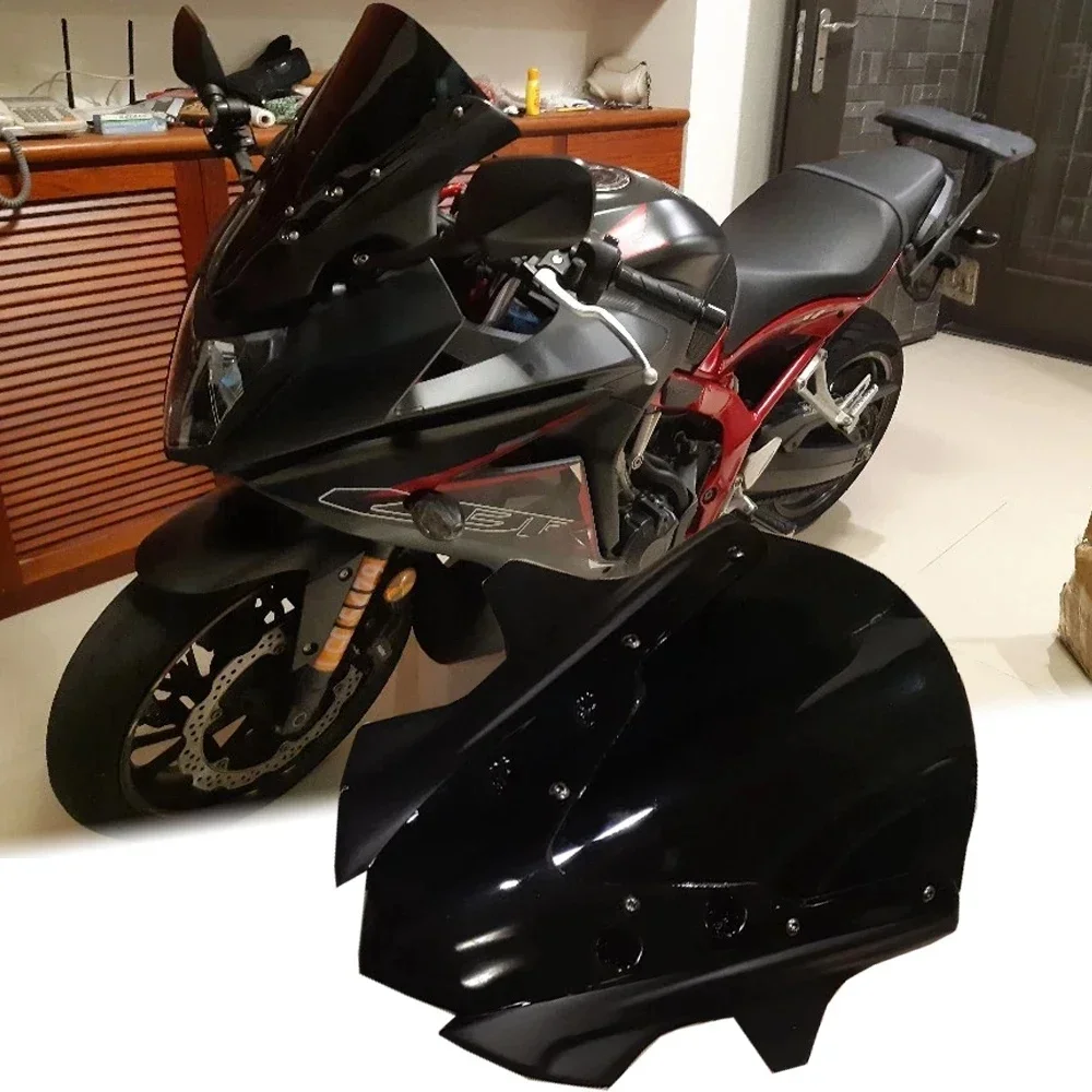 Pare-brise de moto pour Honda, pare-brise, écran de tourisme, double bulle, accessoires pour Honda CBR 650F, 2014, 2015, 16, 2017, 2018, nouveau