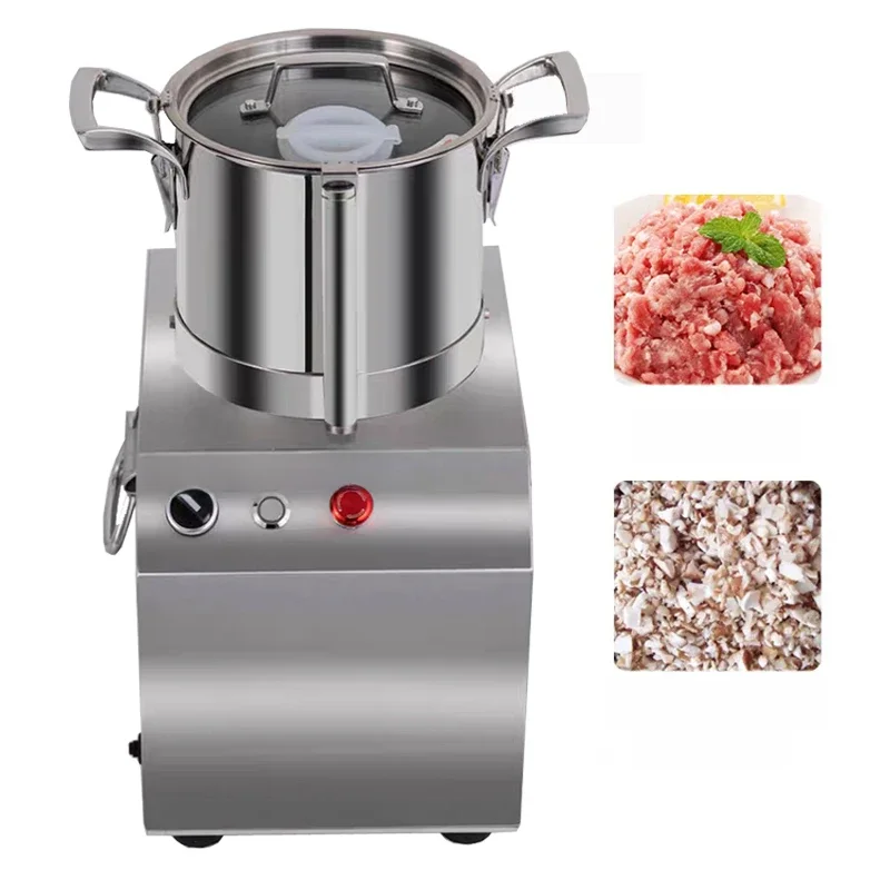 Commercial Electric Food Chopper Machine Multifunctional Meat Grinder Vegetable Cutter For Kitchen Equipment