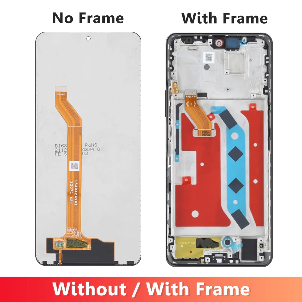 For Honor Magic4 Lite ANY-LX1/2/3 LCD With frame for HUAWEI Honor Magic 4 Lite LCD Touch Screen Digitizer Assembly Replacement